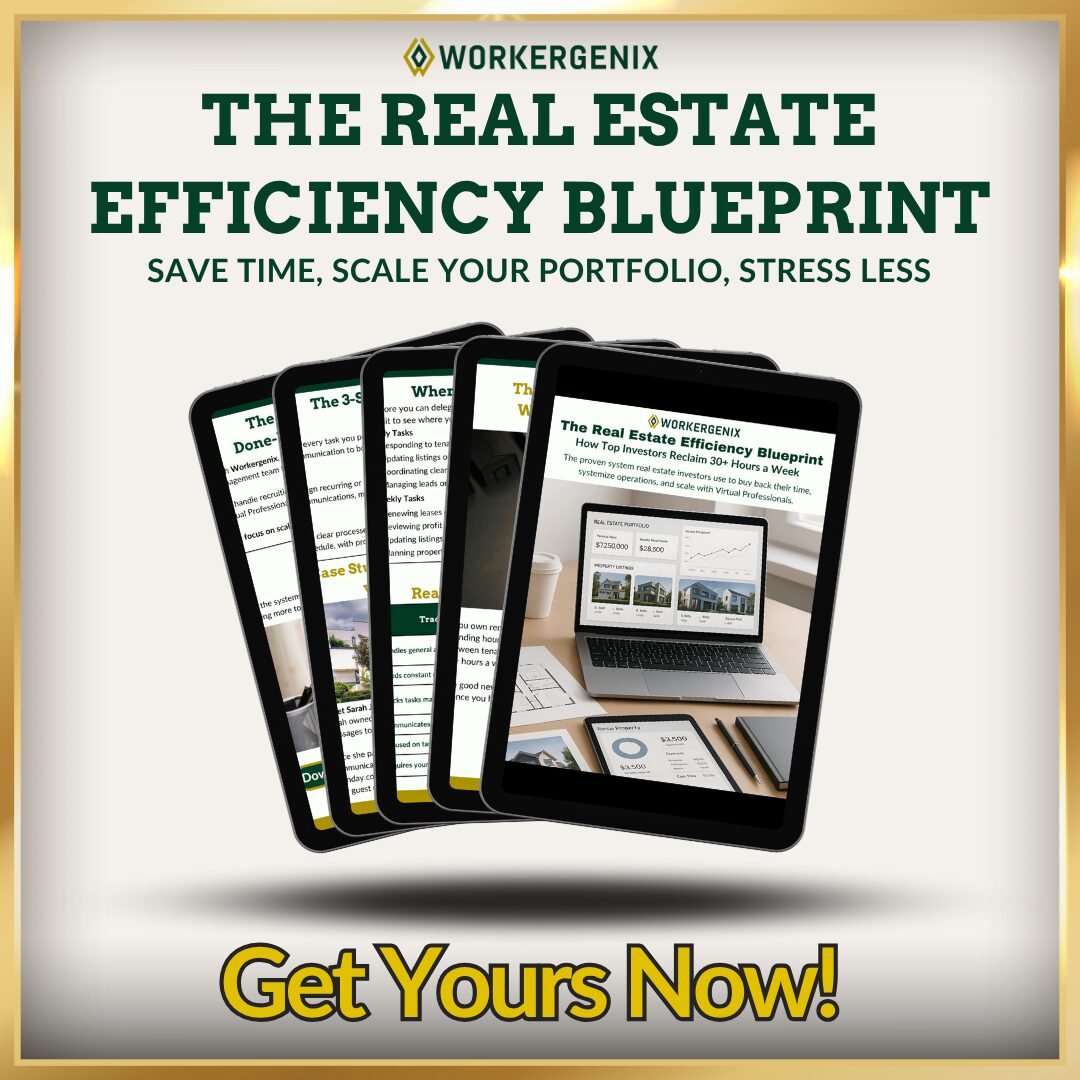 Real Estate Efficiency Blueprint for investors to save 30 hours a week and scale smarter